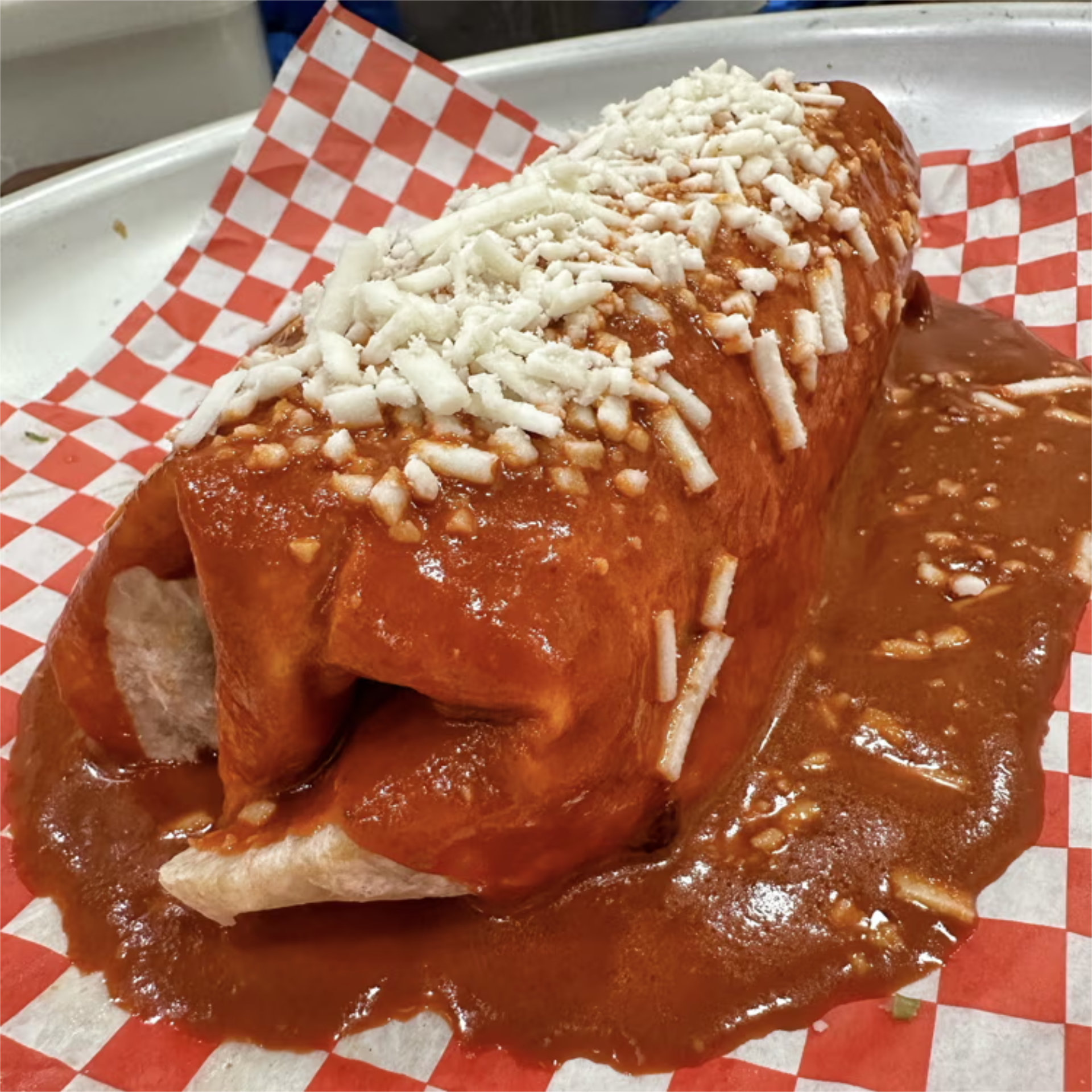 Burrito Mojado (Wet Burrito)