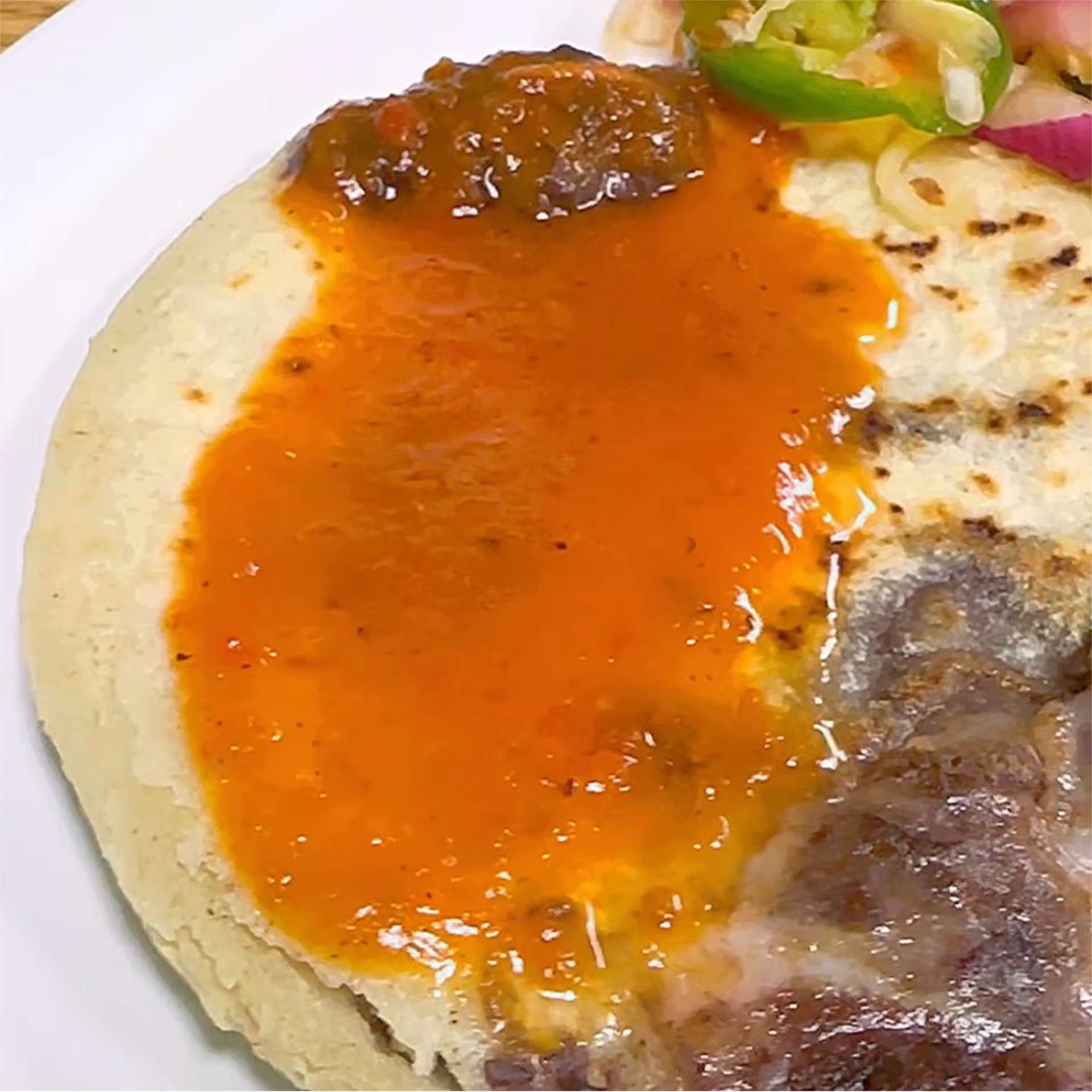 Pupusa de Frijoles Y Queso